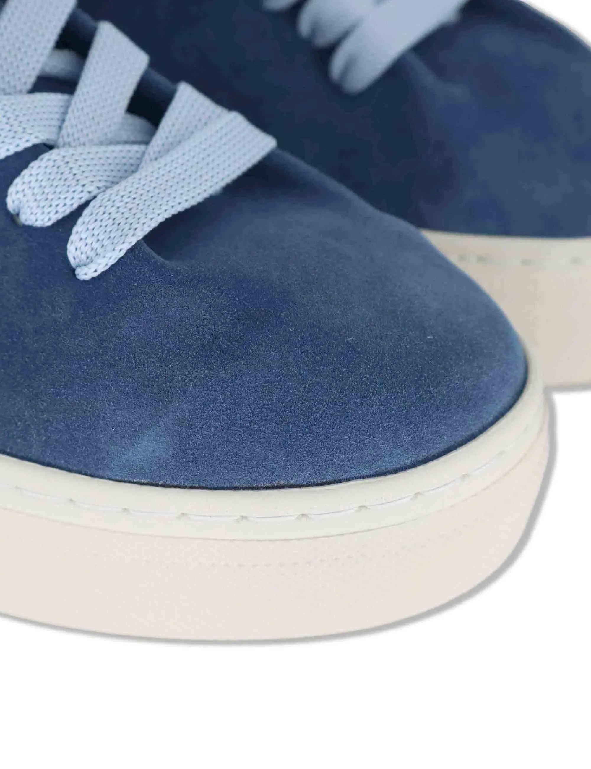 Sneakers in camoscio blu Donna SP60030 009 sold by Spatarella product image thumbnail 4