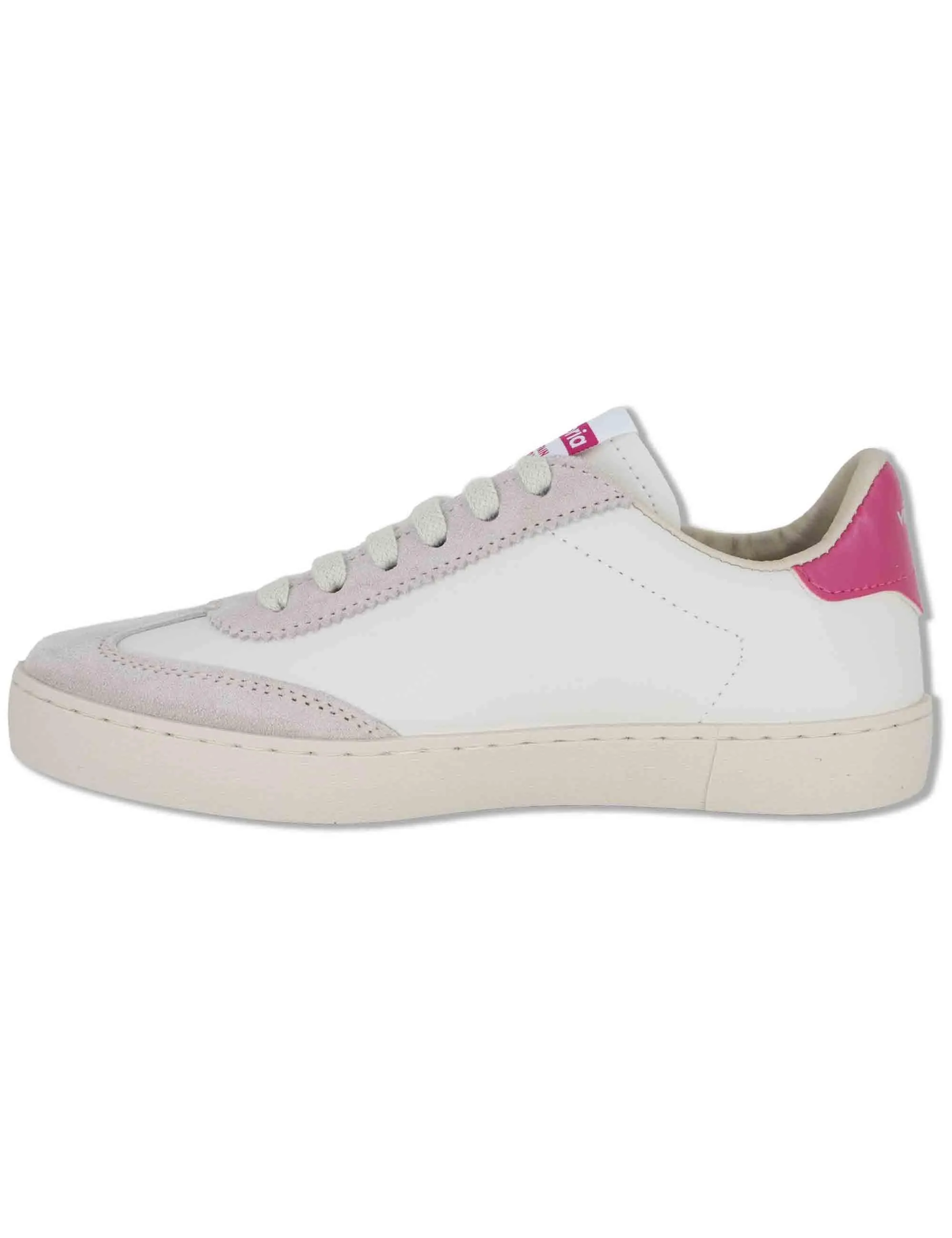 Sneakers Berlin in pelle bianca Donna 1126184 43_Fucsia sold by Spatarella product image thumbnail 2