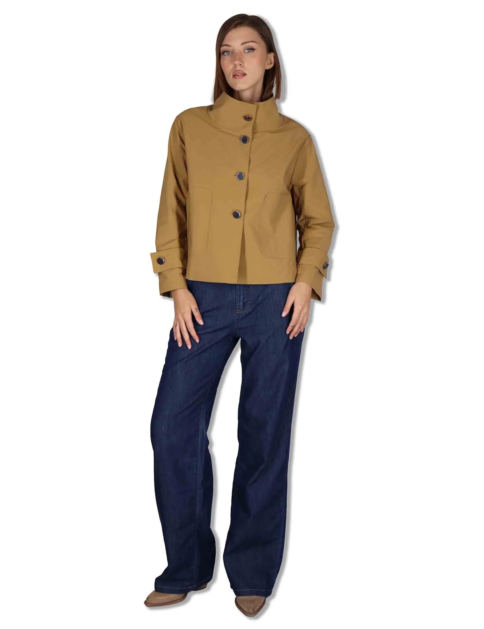 Giacche Montelupo in tessuto cammello collo sceso Donna 50260018 034 sold by Spatarella product image thumbnail 2