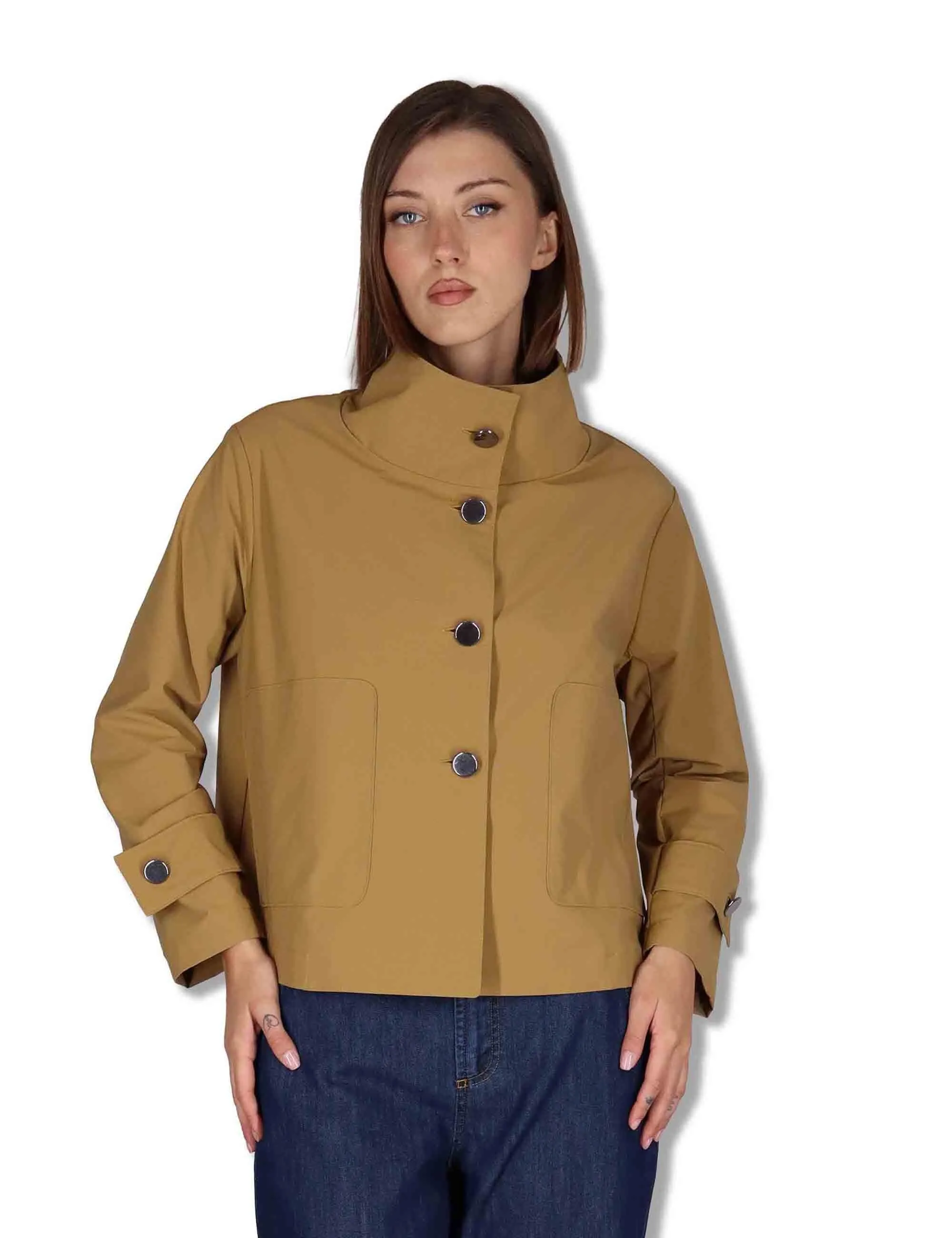 Giacche Montelupo in tessuto cammello collo sceso Donna 50260018 034 sold by Spatarella product image thumbnail 3