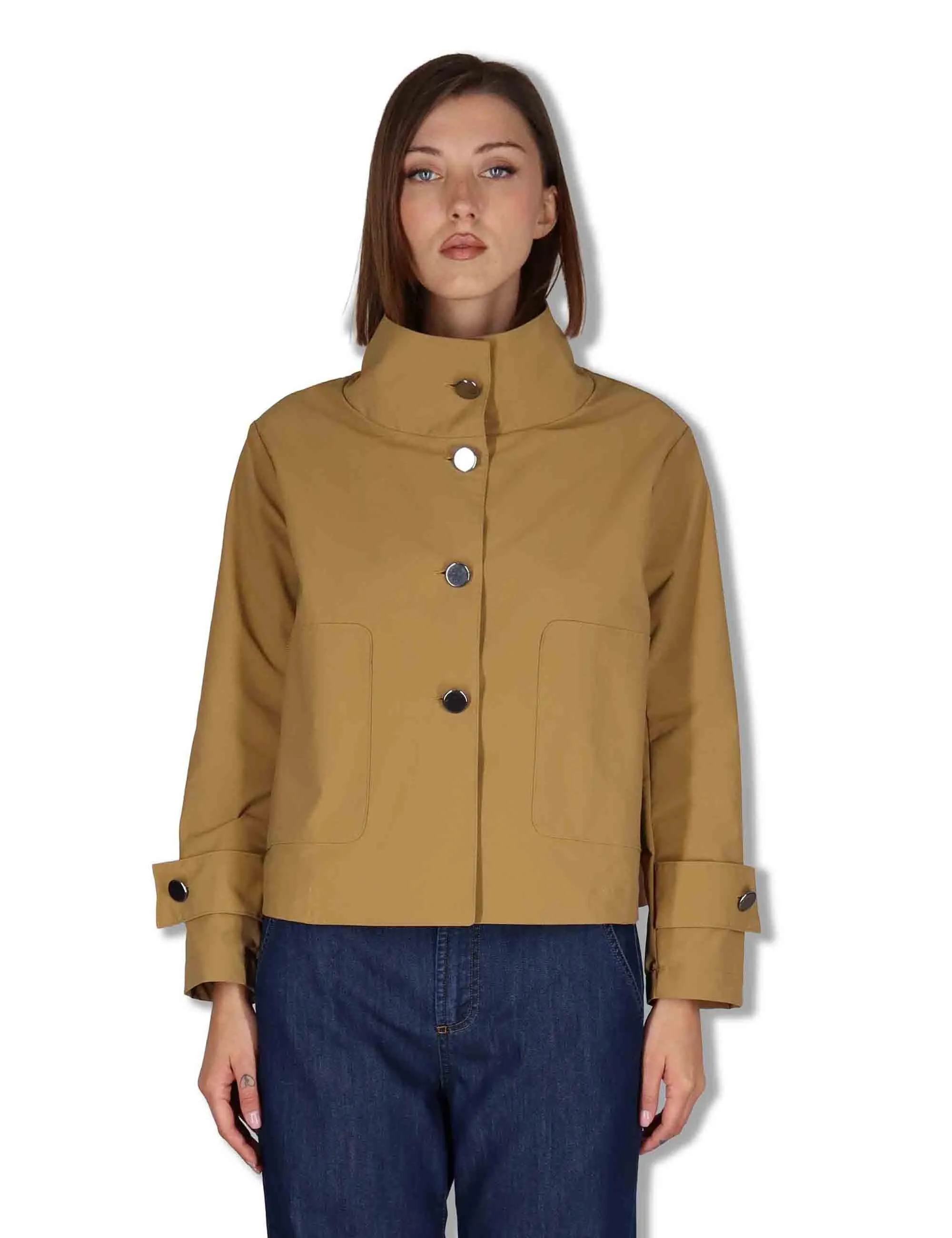 Giacche Montelupo in tessuto cammello collo sceso Donna 50260018 034 sold by Spatarella product image thumbnail 4