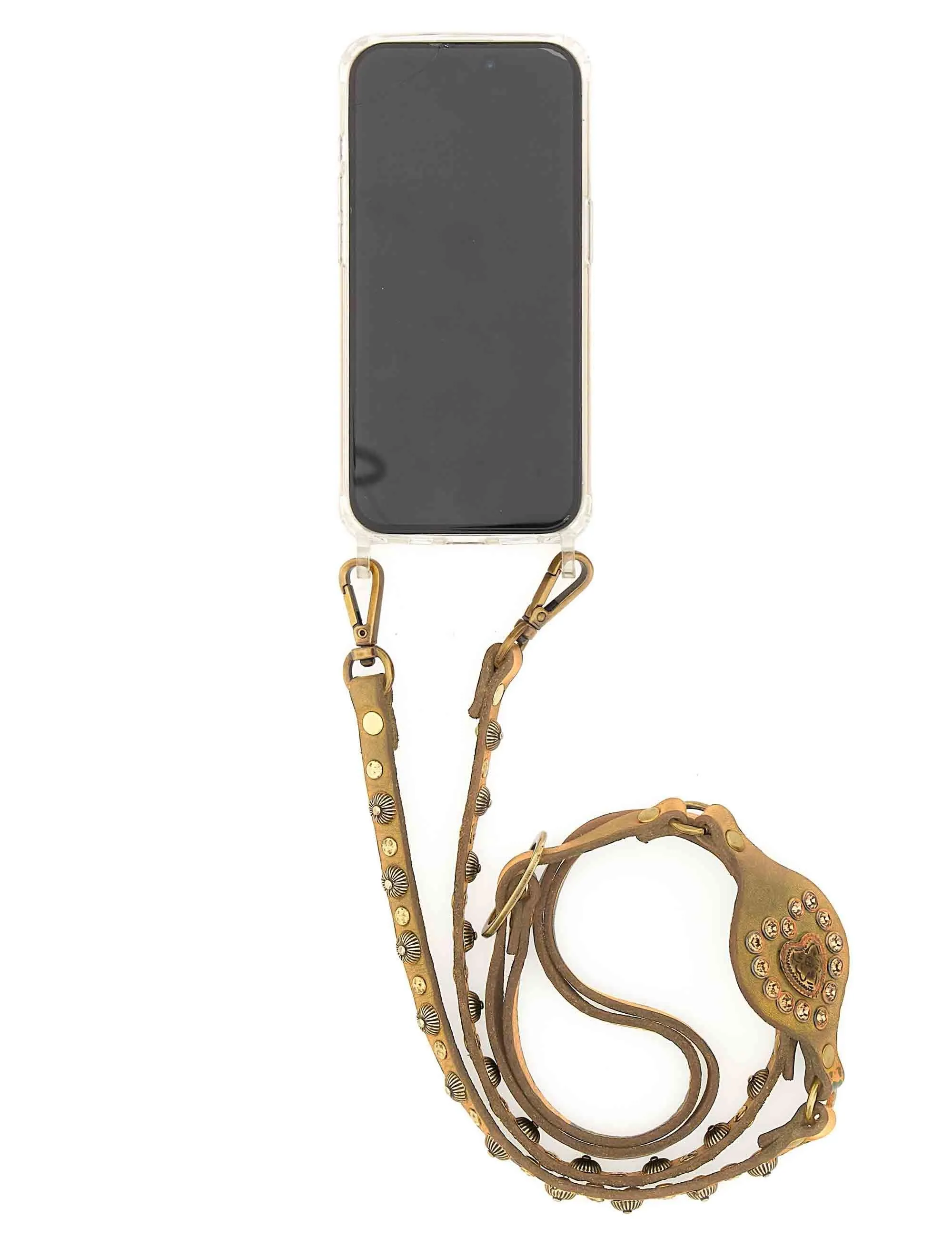 Tracolle in pelle beige con borchie Donna C044730ND X2961 C0539 sold by Spatarella product image thumbnail 2