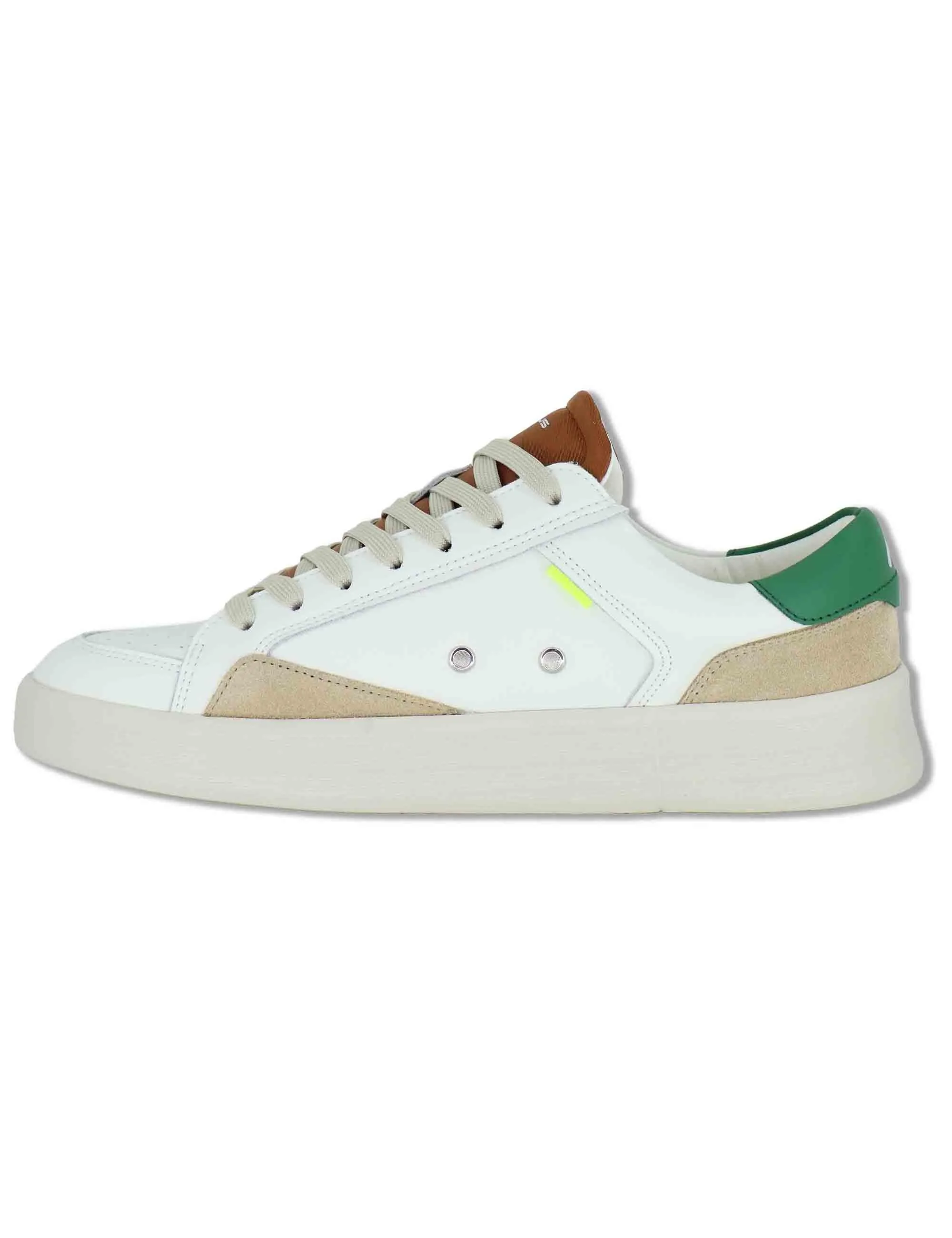 Sneakers Brixton in pelle off white con suola eco-light Uomo 14323 T3451AM sold by Spatarella product image thumbnail 3