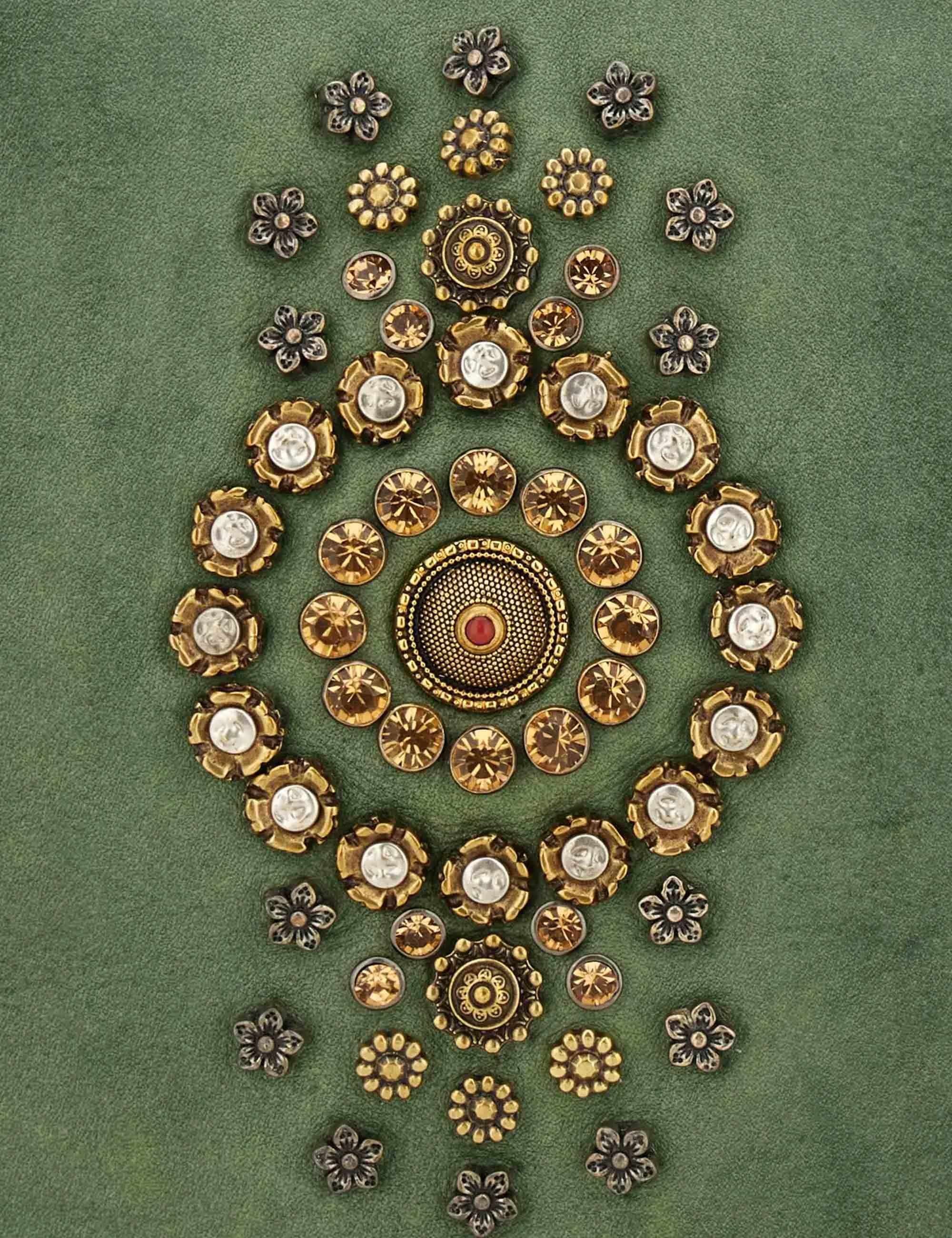 Borse Nora in pelle verde con borchie e tracolla Donna C035340ND X3037 C3038 sold by Spatarella product image thumbnail 5