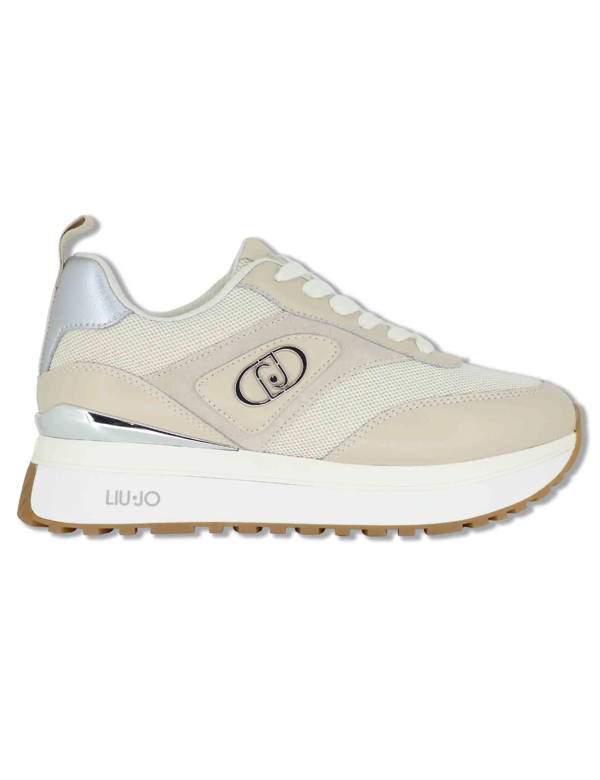 Sneakers donna in pelle e tessuto beige Donna MAXI WONDER 97 BIS ROPE sold by Spatarella