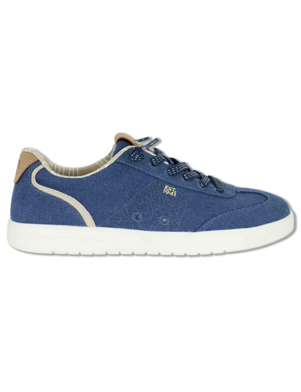 Sneakers Jeepster in canvas blu con suola leggera Uomo JM61060A 016 made by Jeep