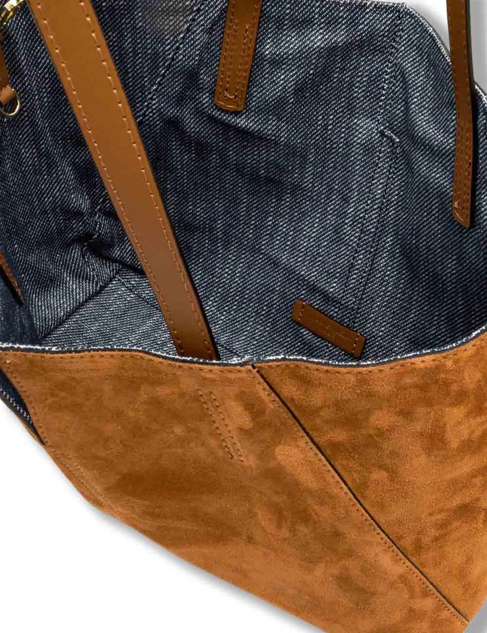 Shopper Maya in camsocio camel con doppi manici Donna BS12175 CM-FRSH 1478 sold by Spatarella product image thumbnail 5
