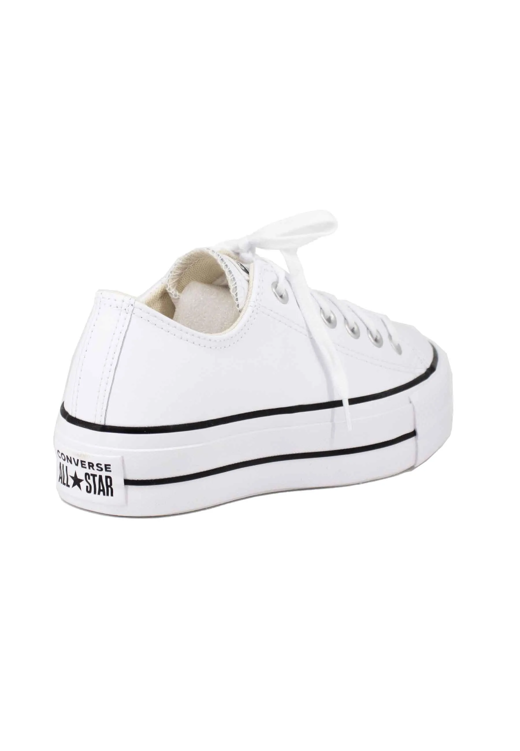 Sneakers donna Chuck Taylor in tela bianca con fondo zeppa Donna CHUCK TAYLORD 561680C sold by Spatarella product image thumbnail 5
