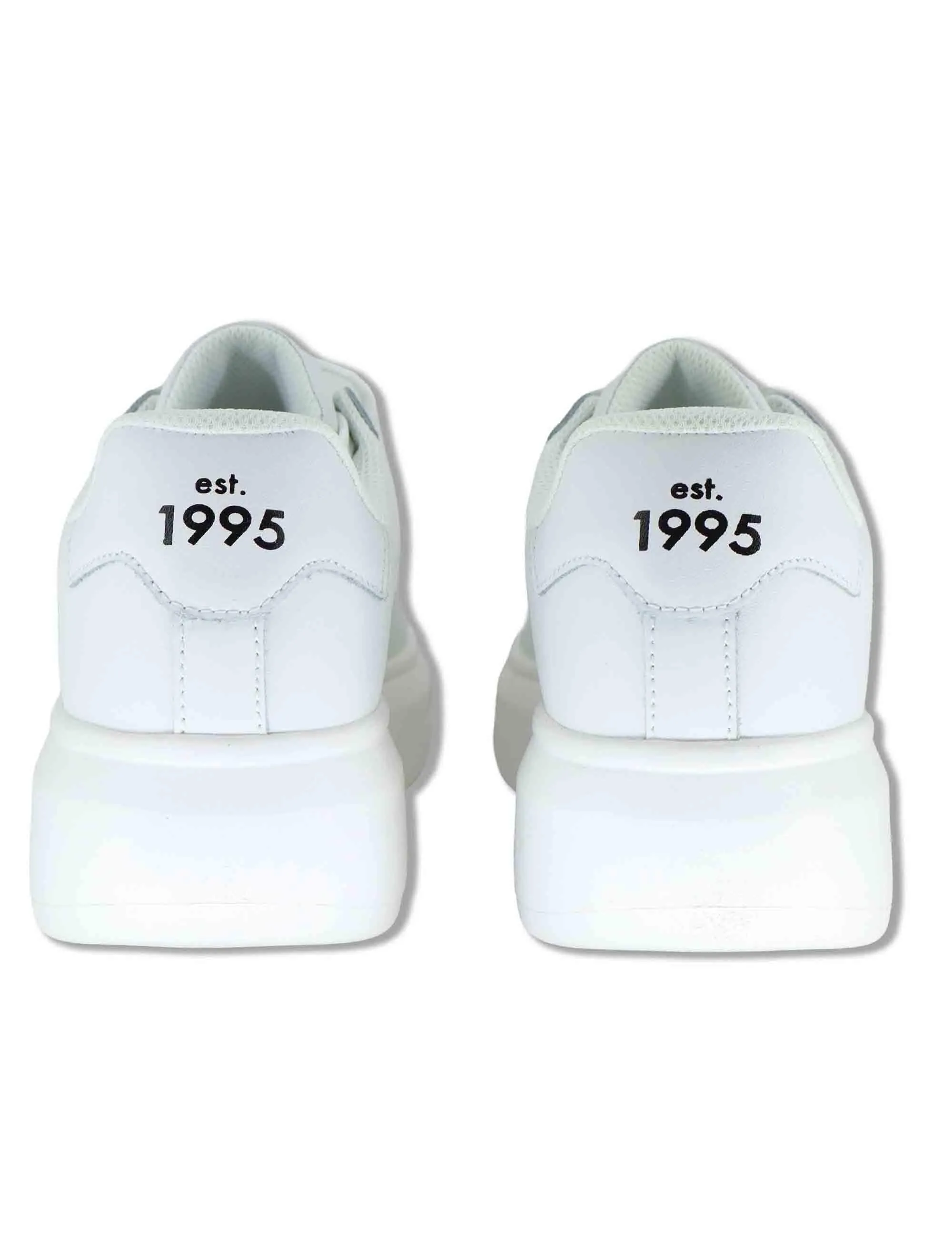 Sneakers in pelle bianca con suola alta Uomo BIG 01 WHITE sold by Spatarella product image thumbnail 5