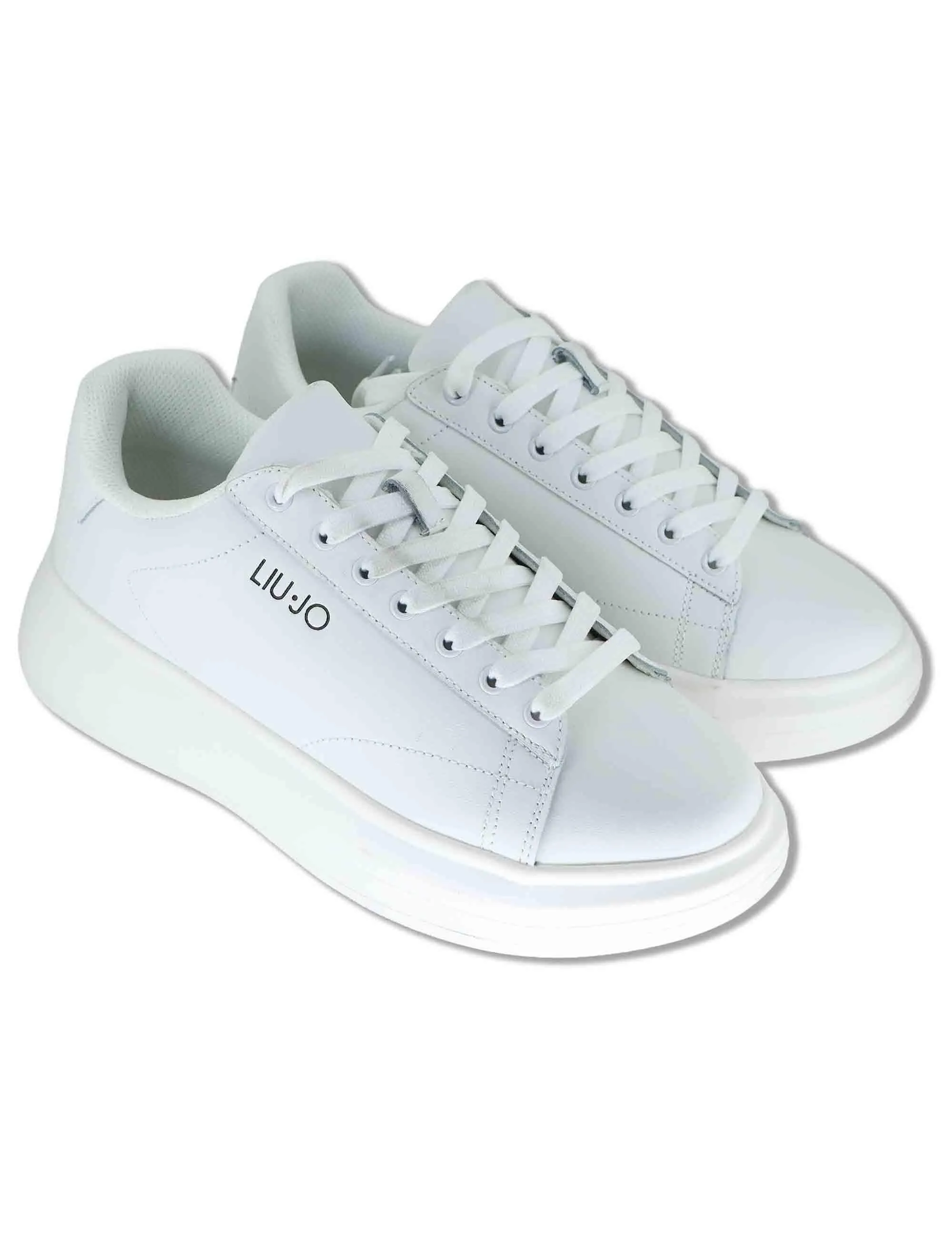 Sneakers in pelle bianca con suola alta Uomo BIG 01 WHITE sold by Spatarella product image thumbnail 2