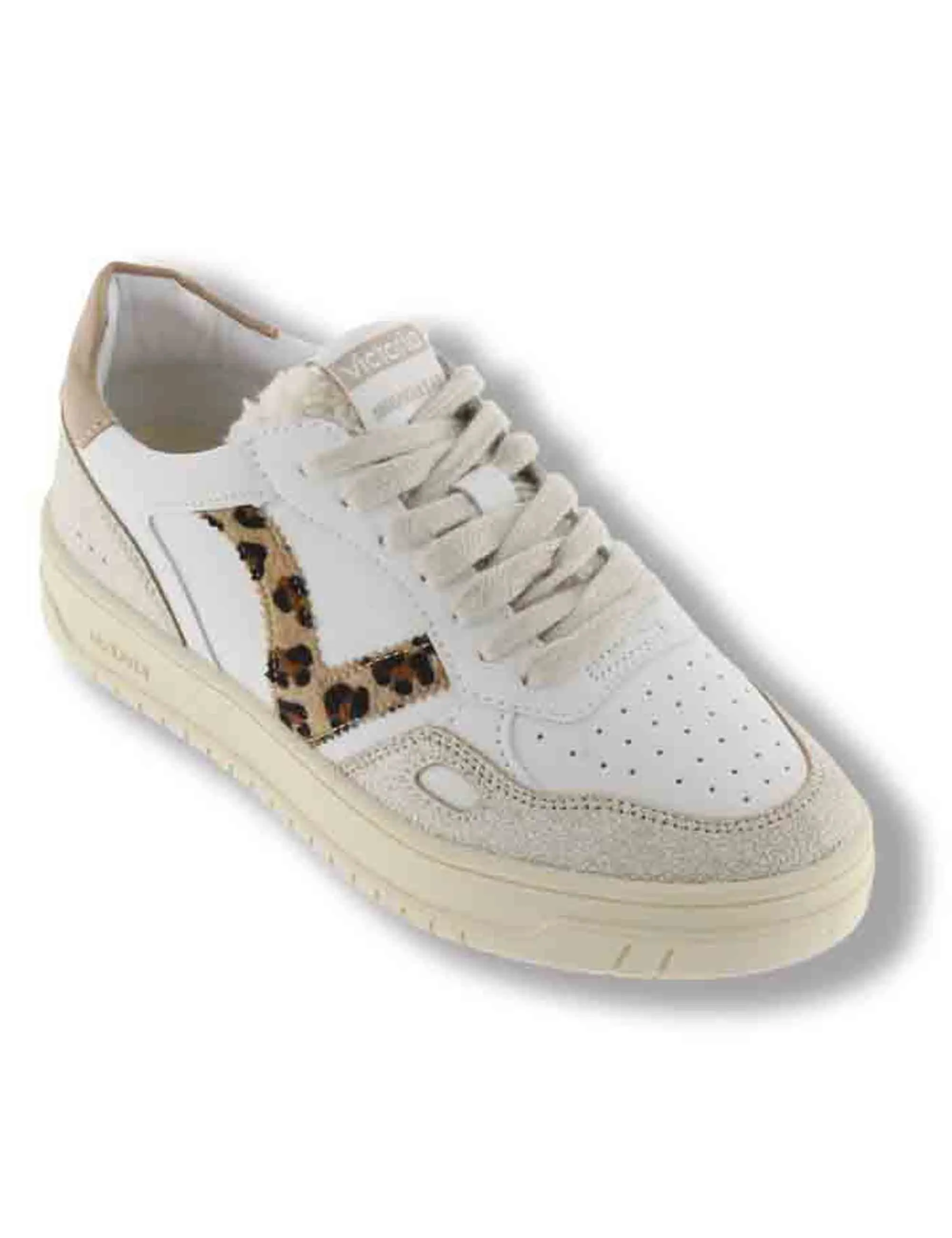 Sneakers Seul effetto pelle bianca con inserti animal print Donna 1257124 87 Camel sold by Spatarella product image thumbnail 5
