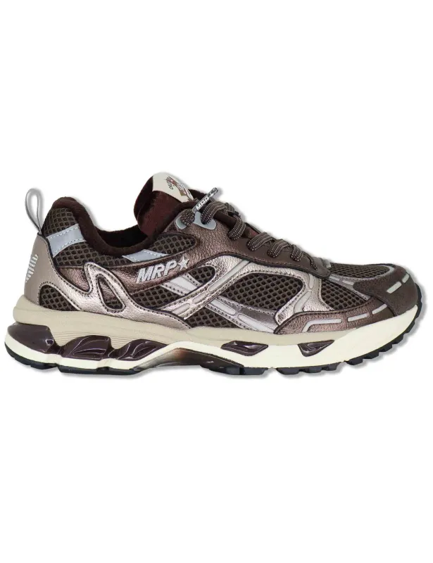Sneakers in pelle e tessuto marrone Donna MELROSE 58 made by Mr Price