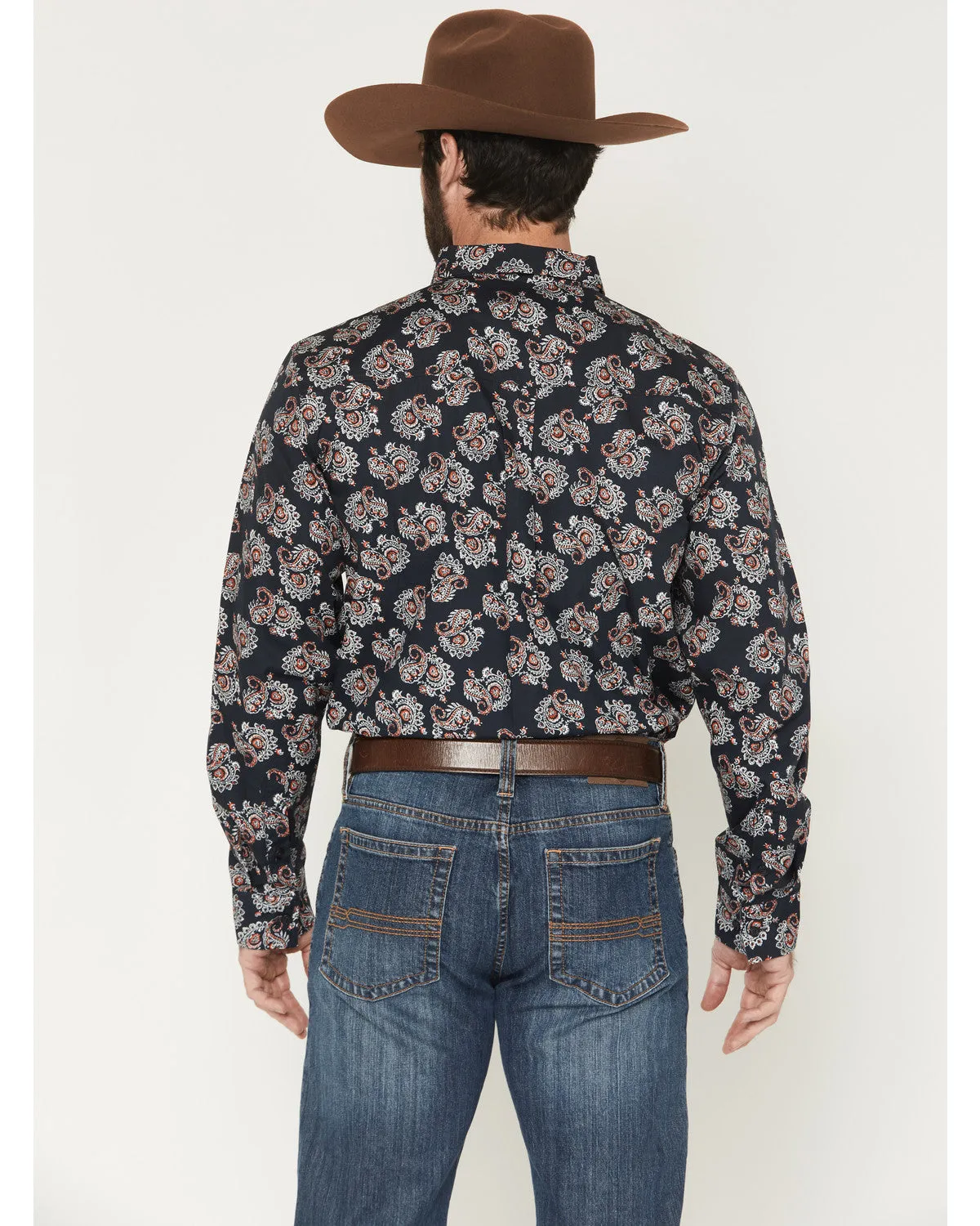 Cody James Men's Truett Paisley Print Long Sleeve Button-Down Western Shirt sold by Cody James product image thumbnail 4