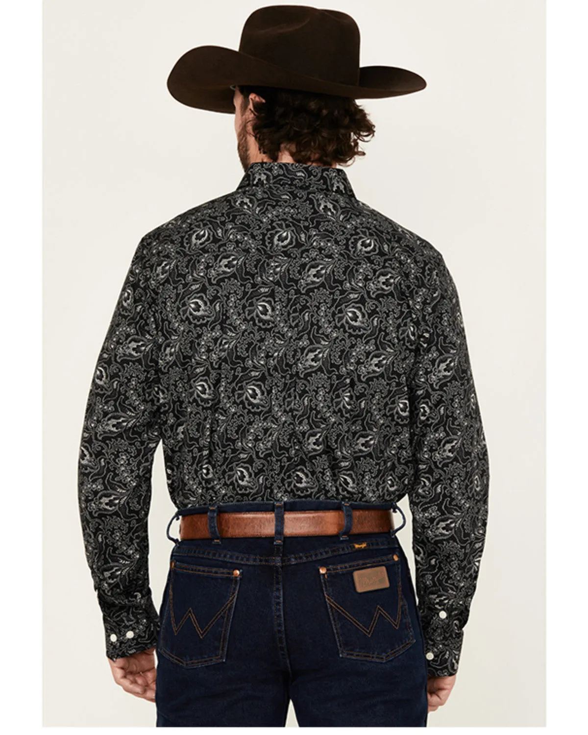 Cody James Men's Parker Paisley Print Long Sleeve Button-Down Stretch Western Shirt - Tall sold by Cody James product image thumbnail 4