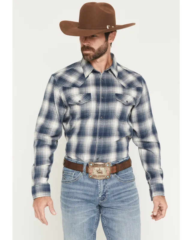 Cody James Men's Rio Bravo Plaid Print Long Sleeve Flannel Shirt sold by Cody James