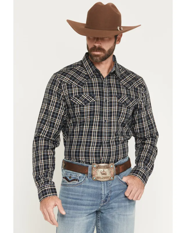 Cody James Men's Warriors Way Plaid Print Long Sleeve Snap Western Shirt - Tall sold by Cody James
