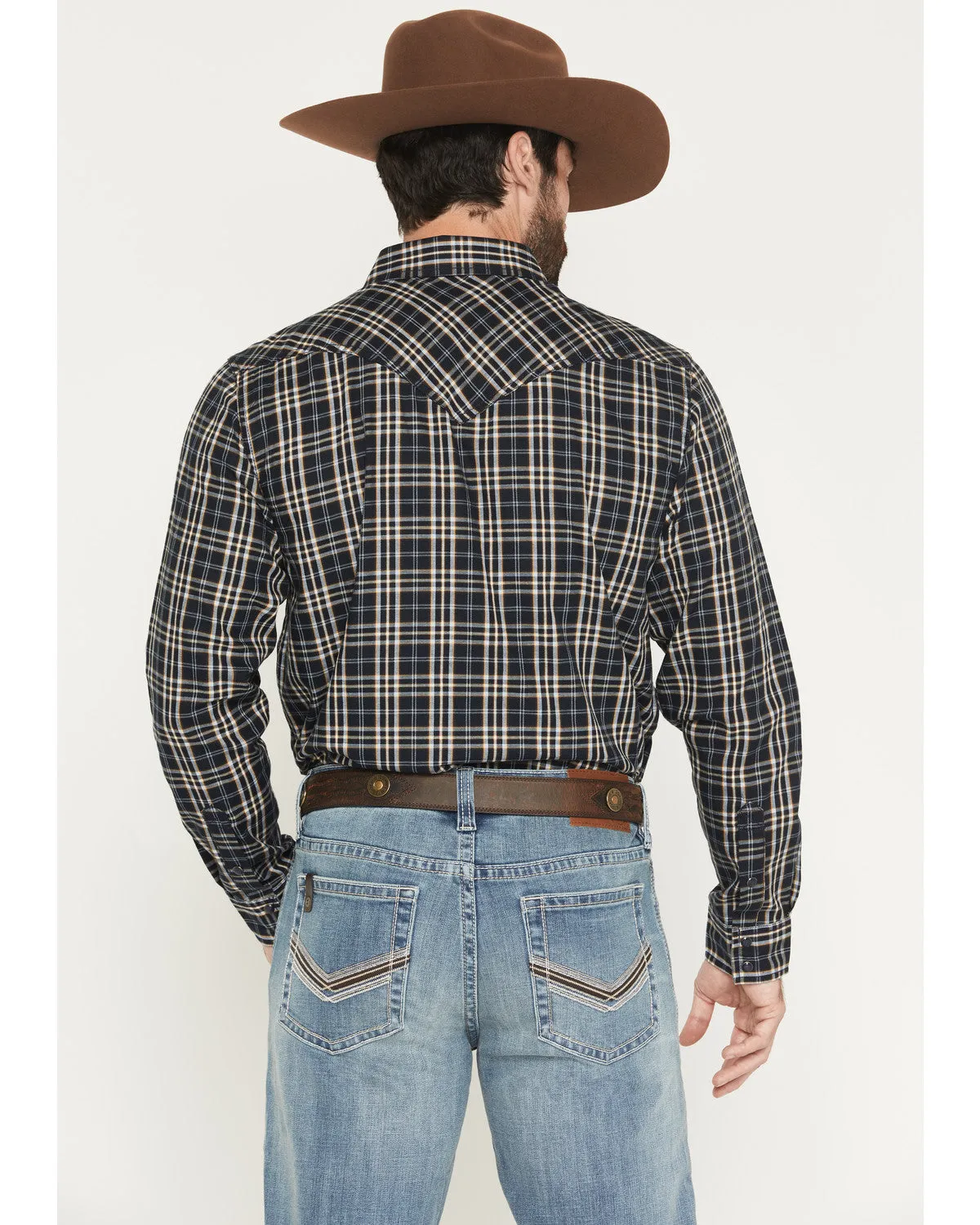 Cody James Men's Warriors Way Plaid Print Long Sleeve Snap Western Shirt - Tall sold by Cody James product image thumbnail 4