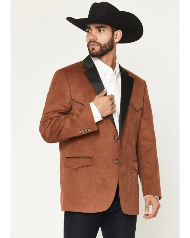 Cody James Black 1978™ Men's Solid Corduroy Button-Down Sportcoat sold by Cody James