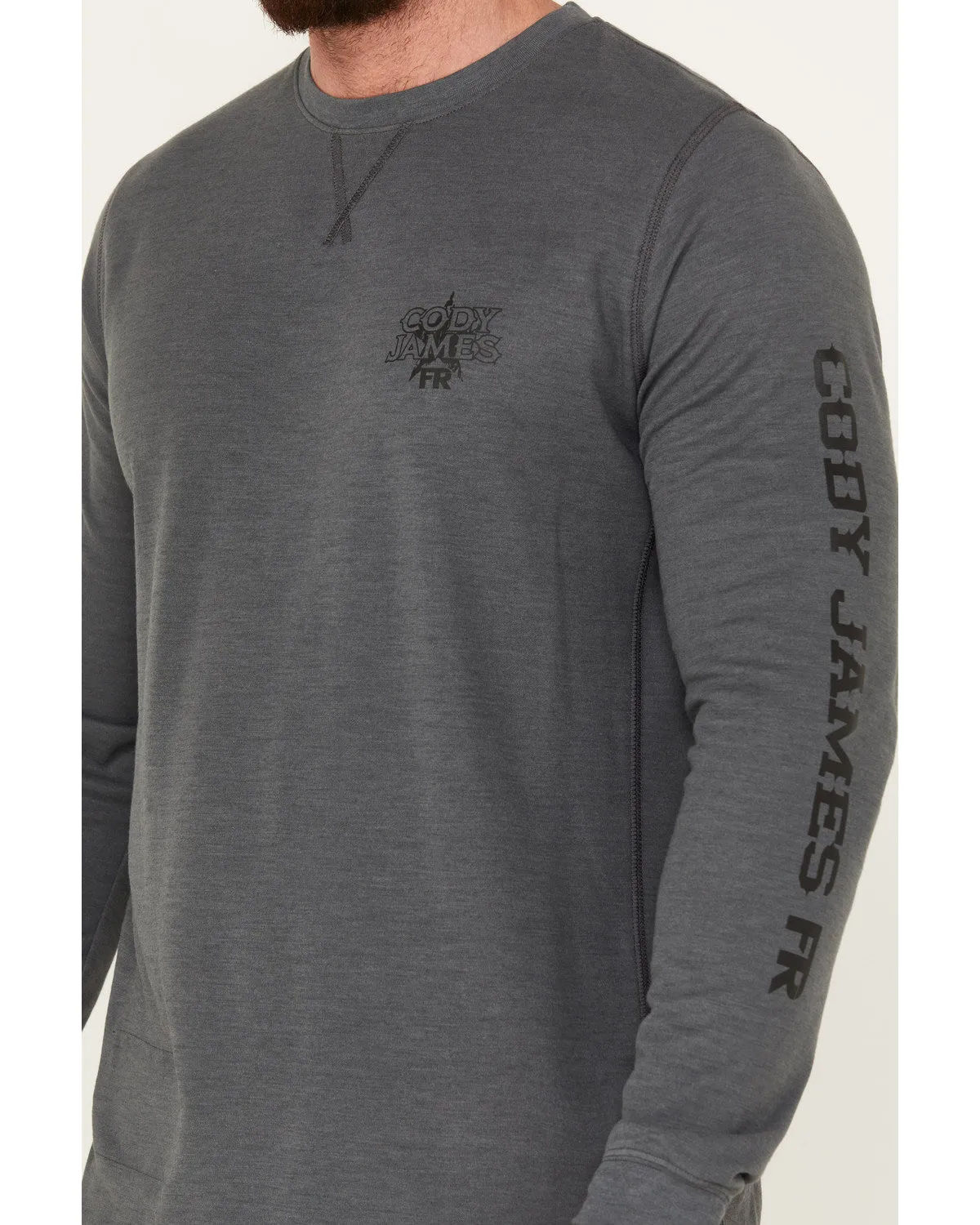 Cody James Men's FR Long Sleeve Graphic Work T-Shirt sold by Cody James product image thumbnail 3