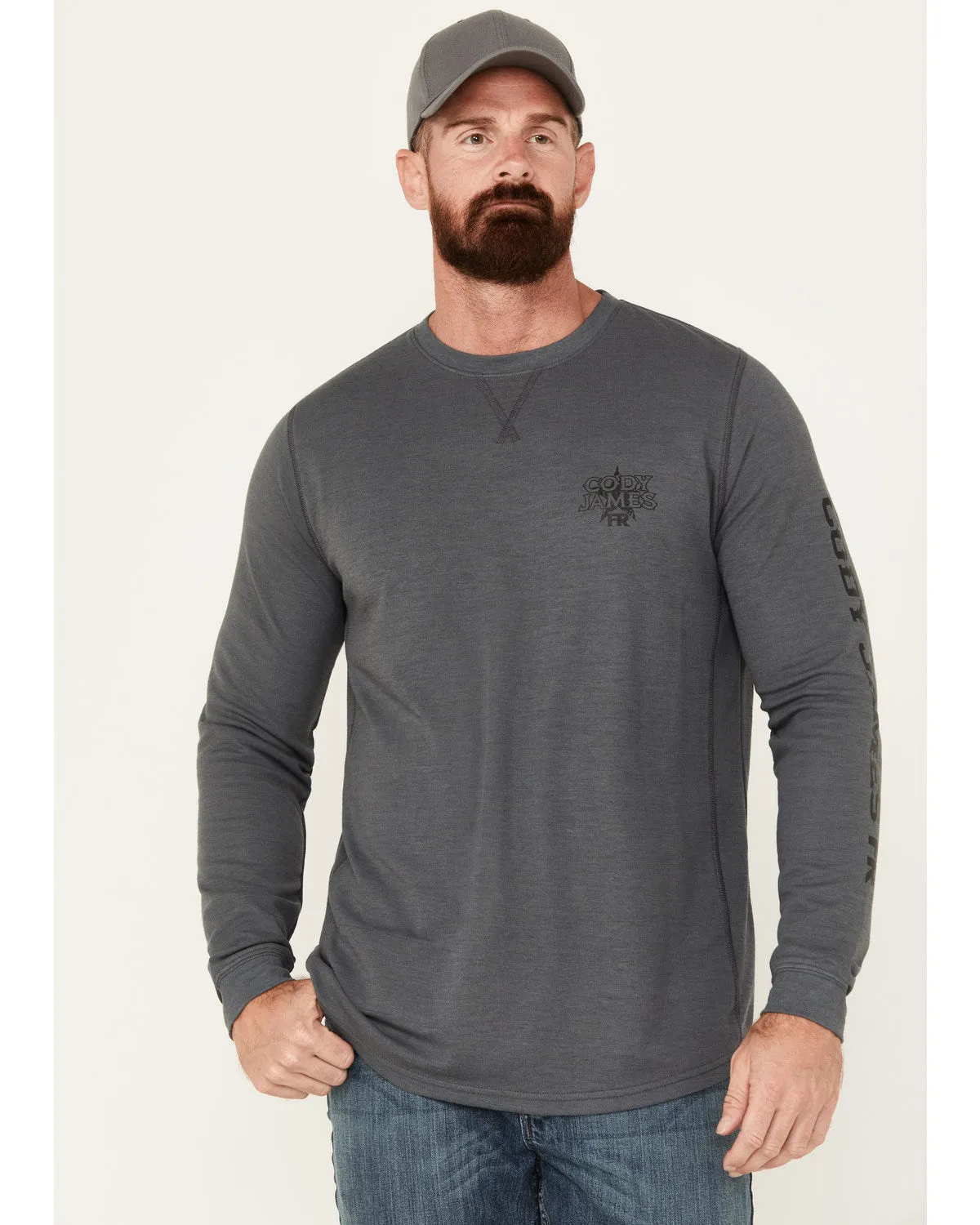 Cody James Men's FR Long Sleeve Graphic Work T-Shirt sold by Cody James