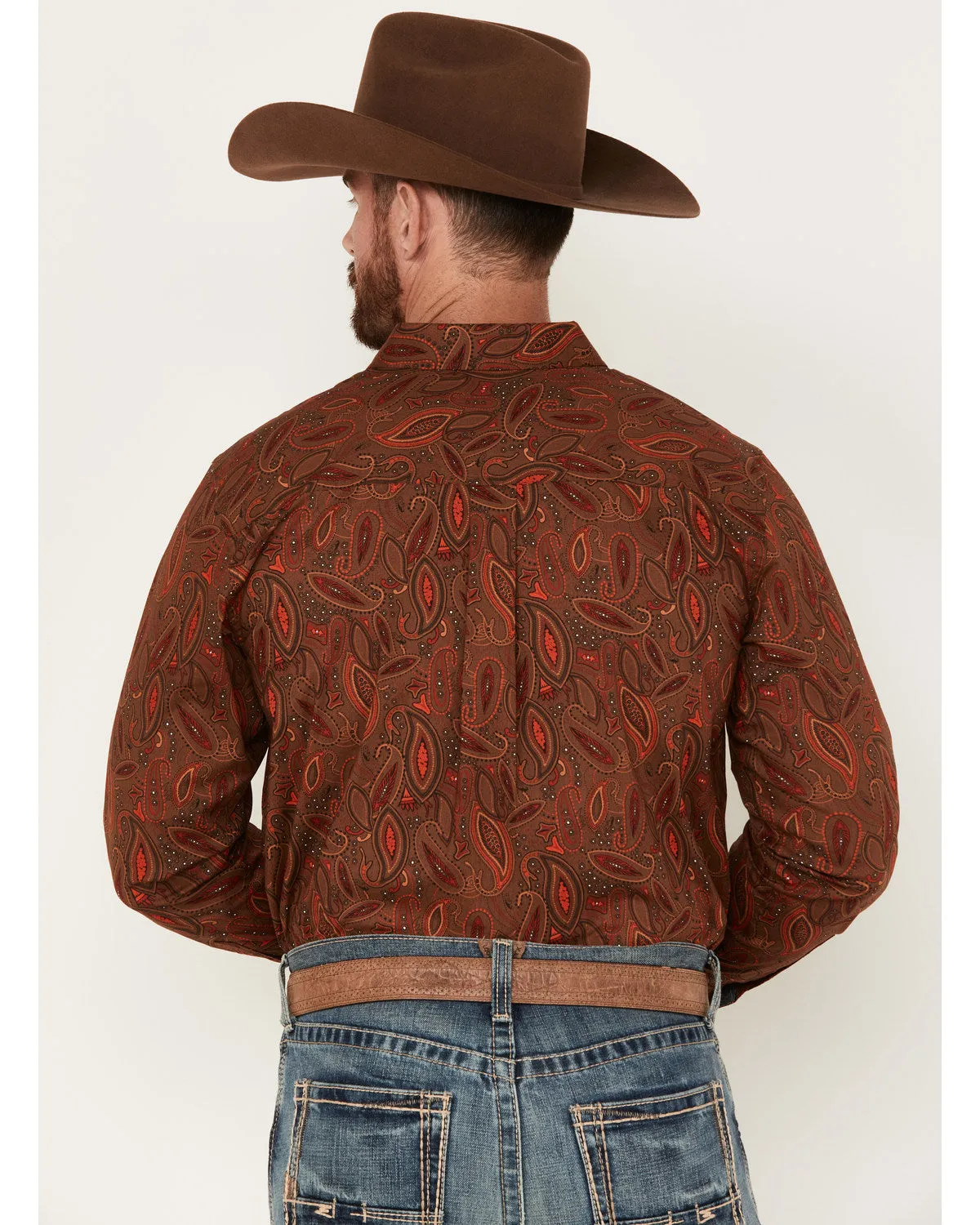 Cody James Men's Tortuga Paisley Print Button-Down Western Shirt sold by Cody James product image thumbnail 4