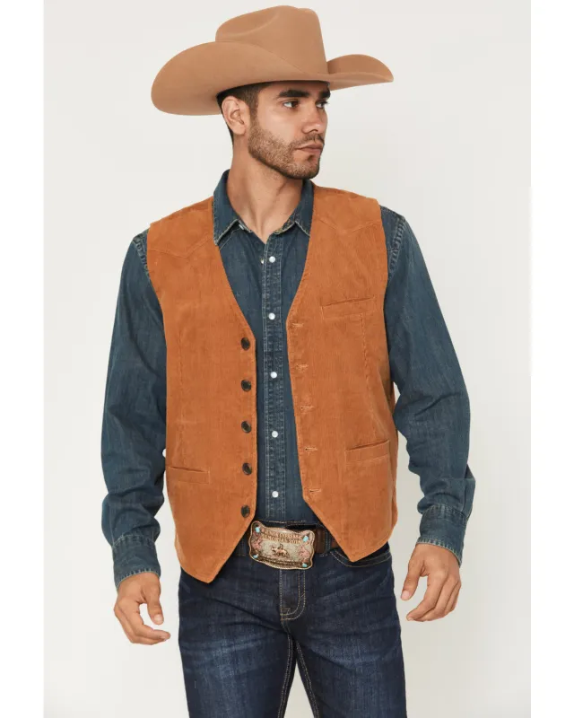 Cody James Men's William Corduroy Button-Down Vest made by Cody James