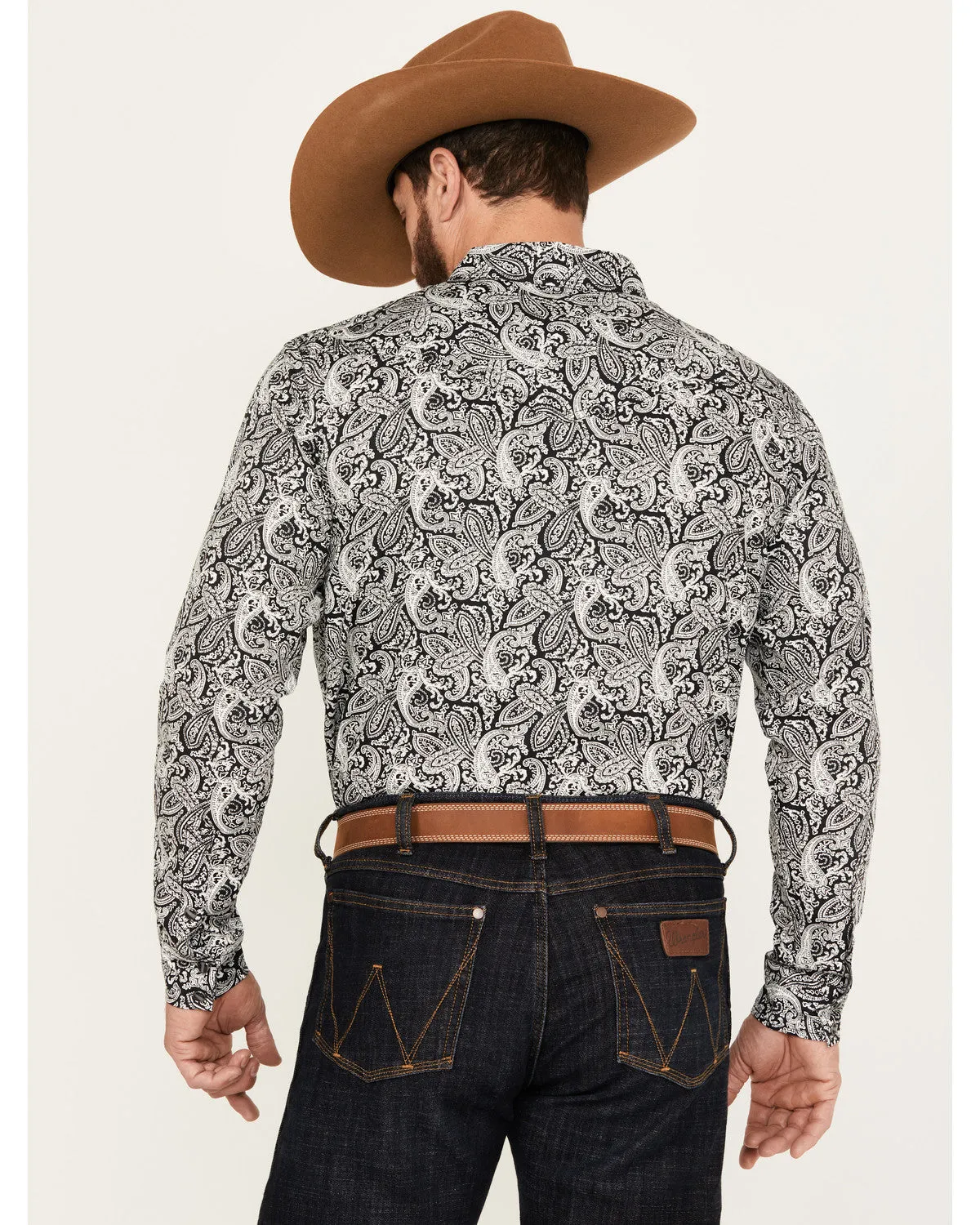 Cody James Men's Mamba Paisley Print Long Sleeve Western Snap Shirt - Tall sold by Cody James product image thumbnail 4