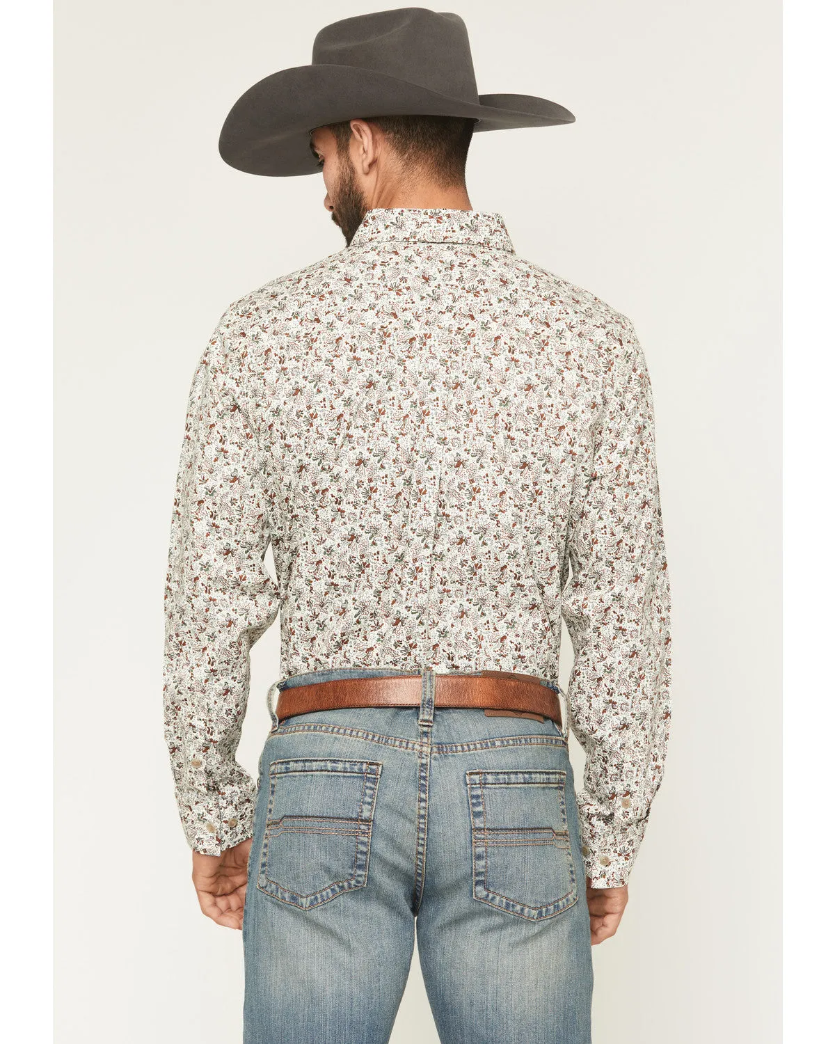 Cody James Men's Picher Floral Print Long Sleeve Button-Down Stretch Western Shirt sold by Cody James product image thumbnail 4