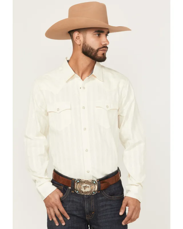 Cody James Men's Rustic Range Tonal Striped Long Sleeve Snap Western Shirt - Tall made by Cody James