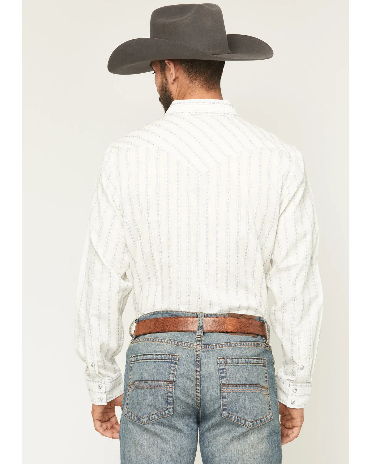 Cody James Men's Wyatt Stripe Print Long Sleeve Snap Western Shirt sold by Cody James product image thumbnail 4