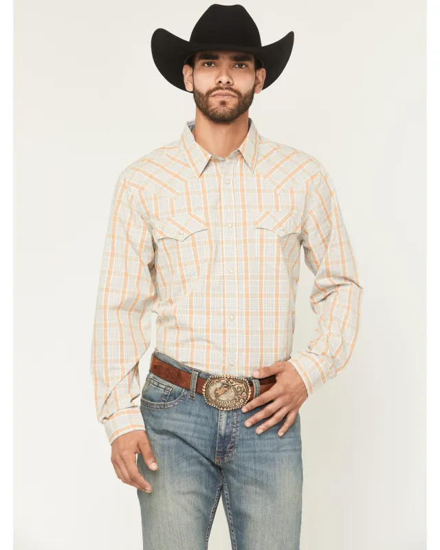 Cody James Men's Tanhue Plaid Print Long Sleeve Snap Western Shirt sold by Cody James
