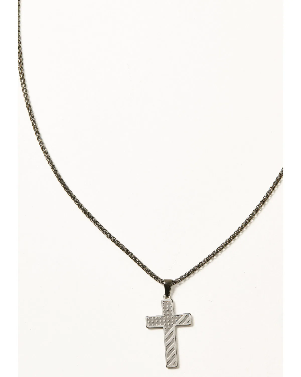 Cody James Men's Flag Cross Necklace sold by Cody James product image thumbnail 2