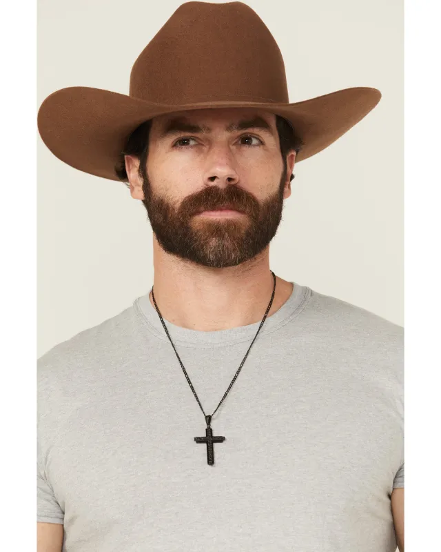 Cody James Men's Textured Cross Necklace made by Cody James
