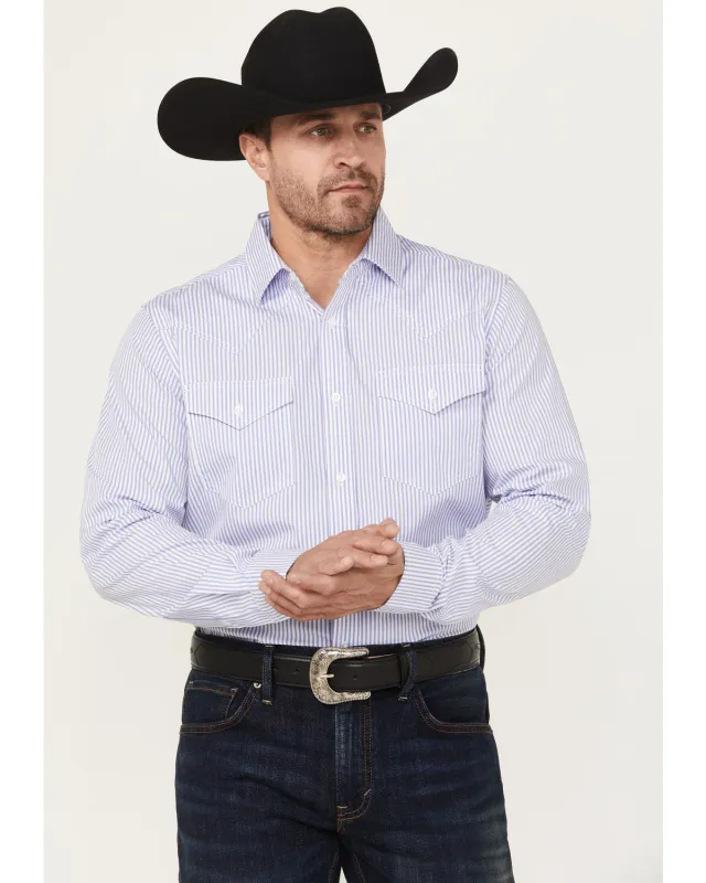 Cody James Black 1978™ Men's Condor Striped Print Long Sleeve Button-Down Western Shirt sold by Cody James