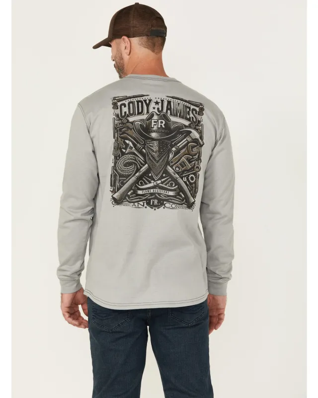 Cody James Men's FR Bandit Long Sleeve Graphic Work T-Shirt sold by Cody James