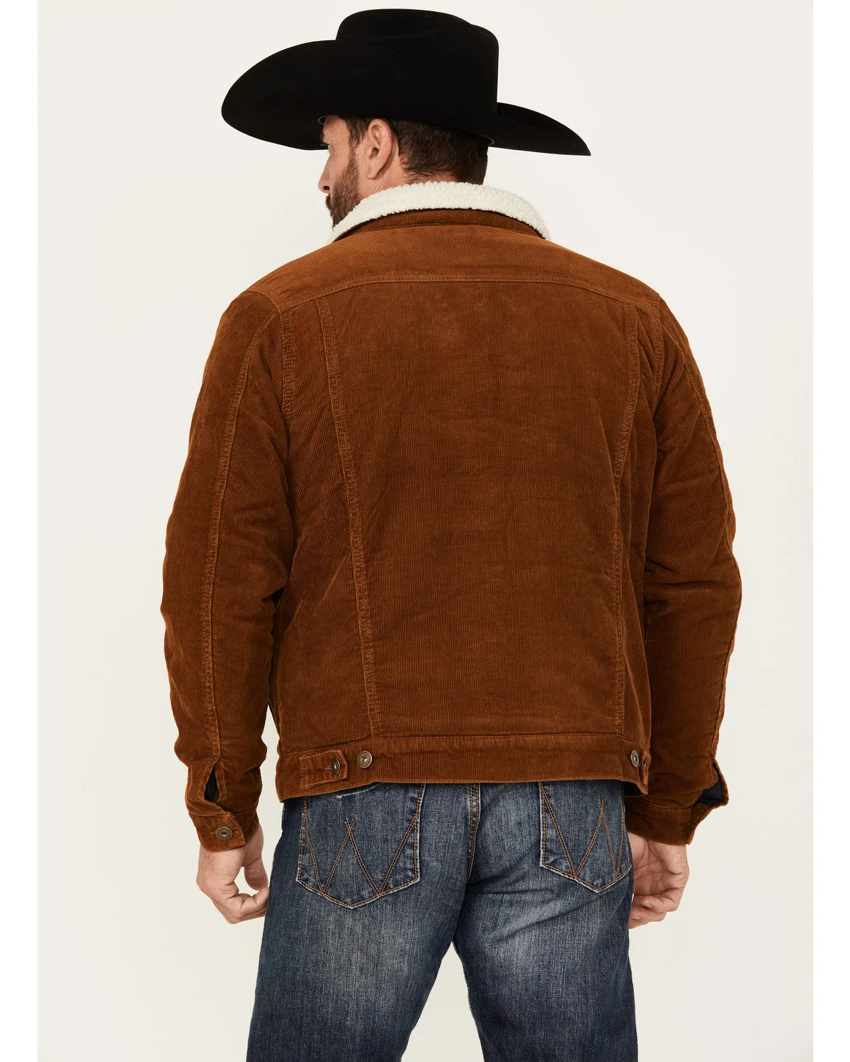 Cody James Men's Roscoe Corduroy Sherpa Lined Trucker Jacket sold by Cody James product image thumbnail 4