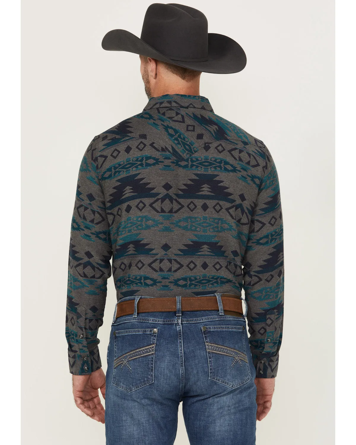 Cody James Men's Julian Southwestern Print Long Sleeve Snap Western Shirt sold by Cody James product image thumbnail 4