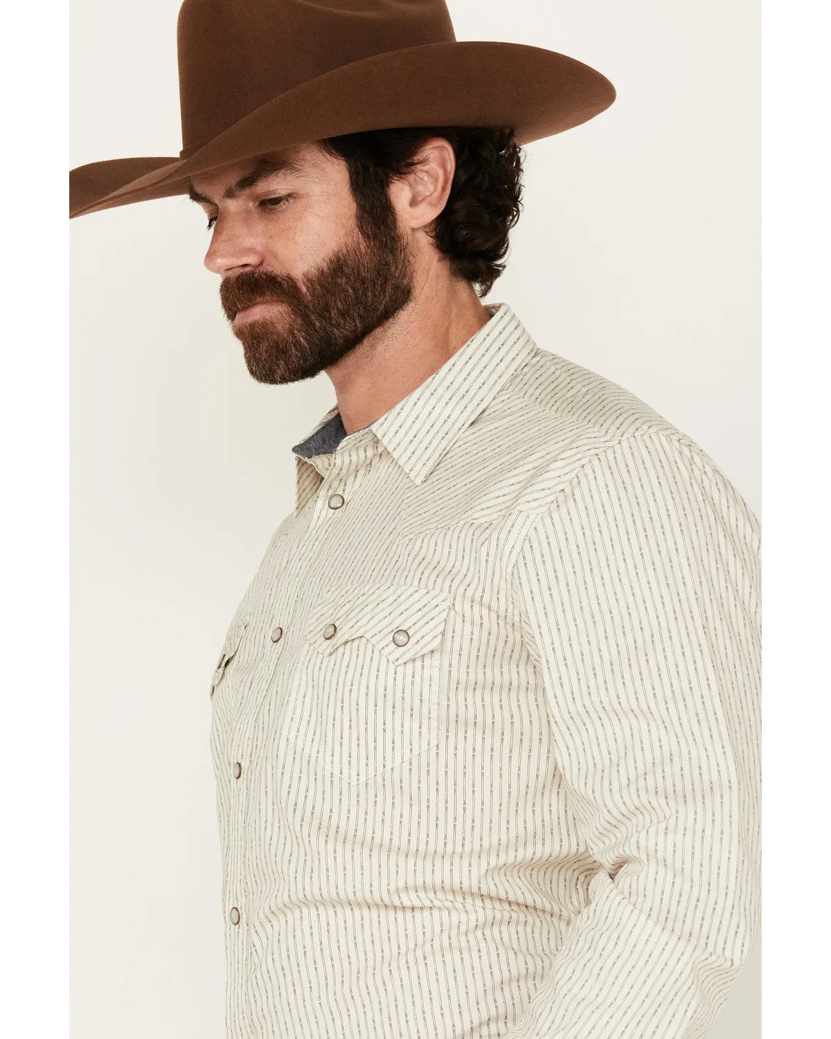 Cody James Men's Rex Striped Long Sleeve Snap Western Shirt - Tall sold by Cody James product image thumbnail 2