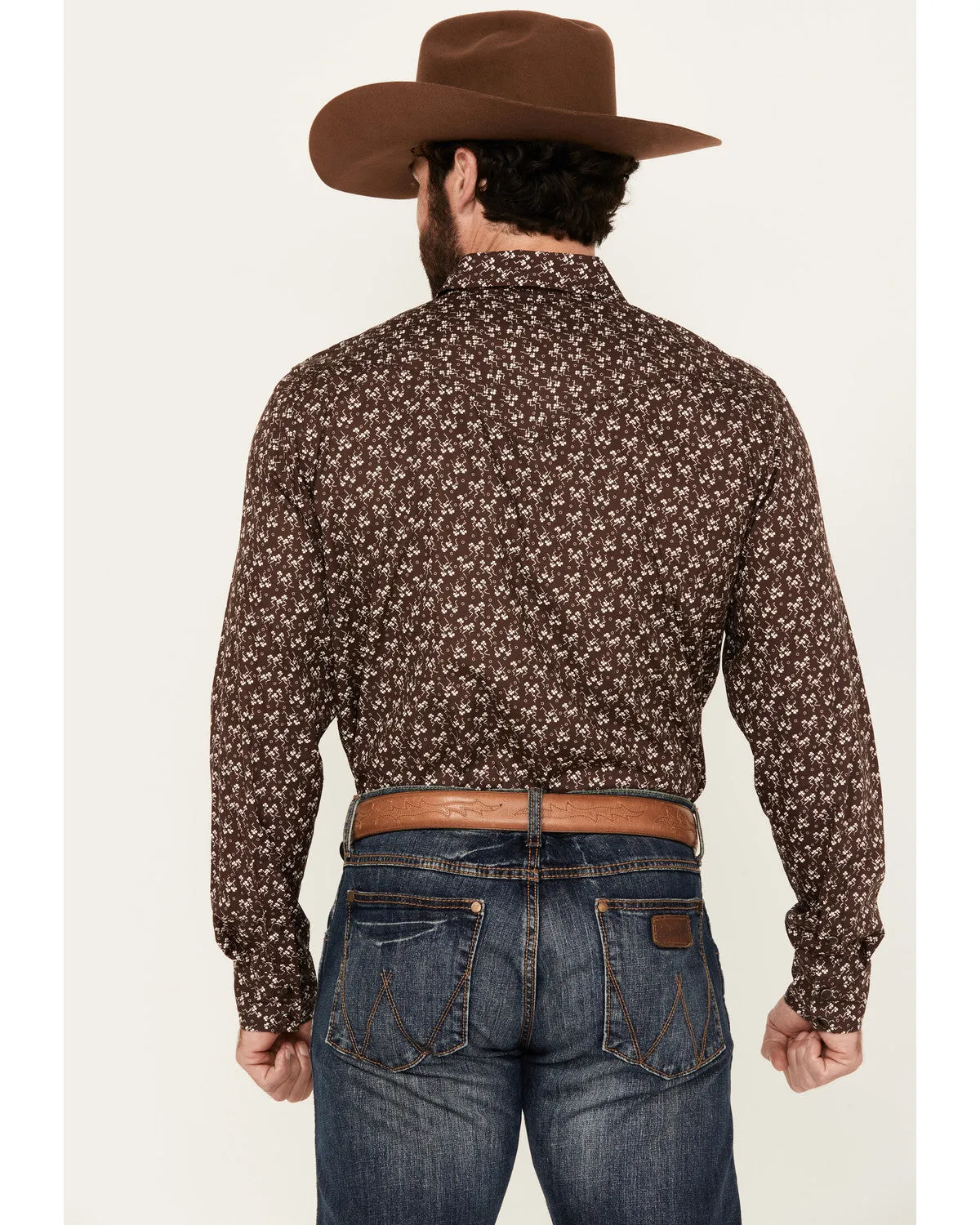 Cody James Men's Garrison Floral Print Long Sleeve Snap Western Shirt sold by Cody James product image thumbnail 4
