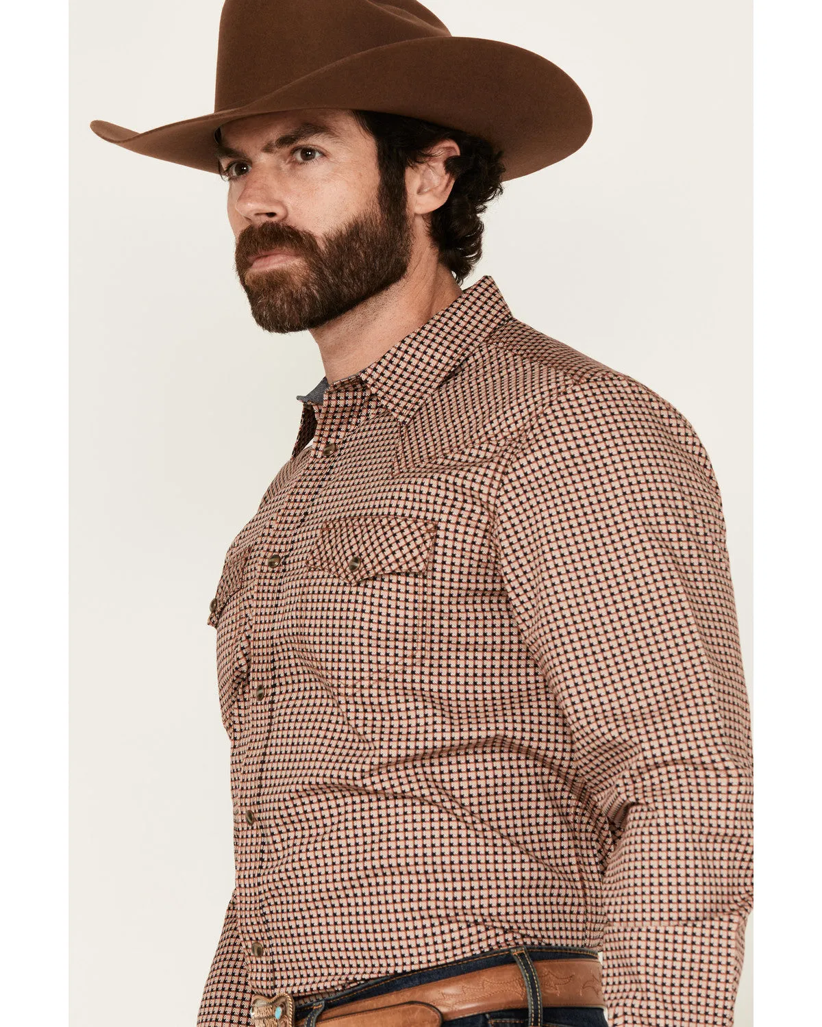 Cody James Men's Ramon Plaid Print Long Sleeve Snap Western Shirt - Big sold by Cody James product image thumbnail 2