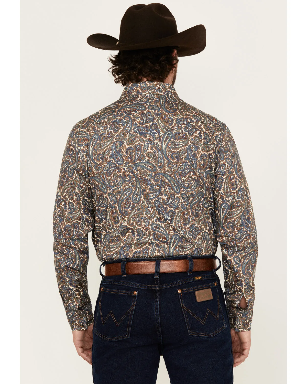 Cody James Men's Madera Paisley Print Long Sleeve Snap Western Shirt sold by Cody James product image thumbnail 4