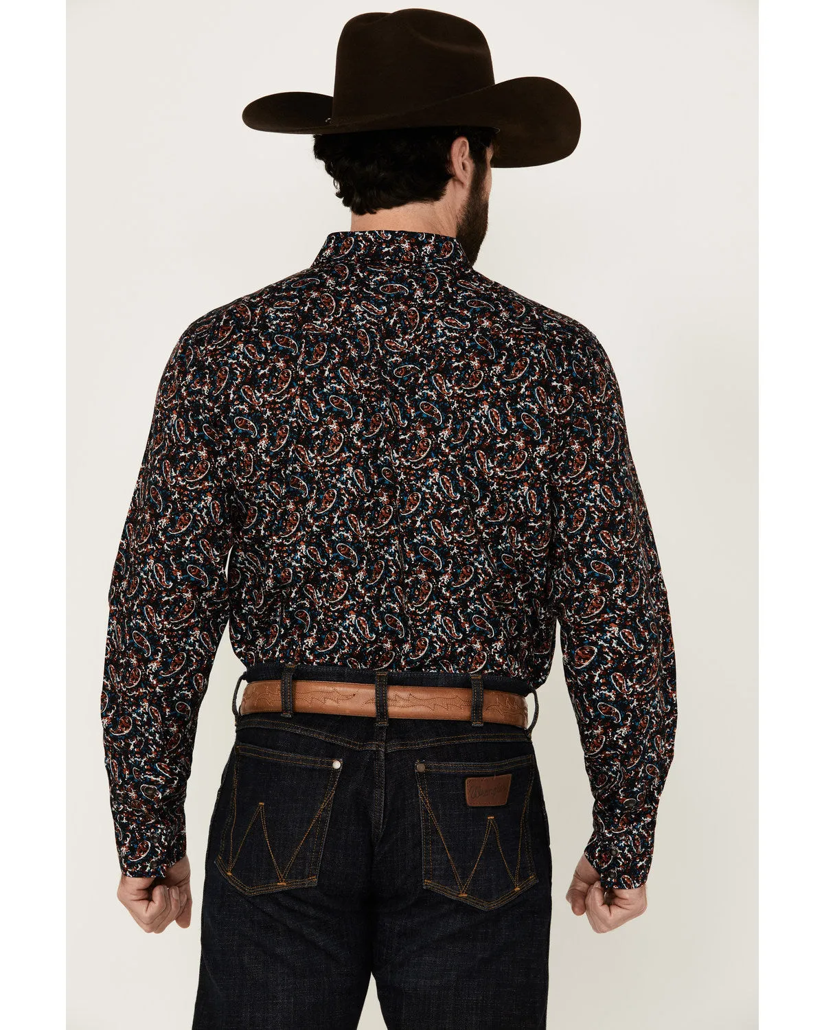 Cody James Men's Take Flight Paisley Print Long Sleeve Snap Western Shirt sold by Cody James product image thumbnail 4