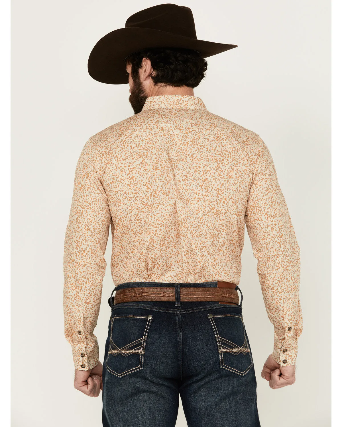 Cody James Men's Playing Field Floral Print Long Sleeve Snap Western Shirt sold by Cody James product image thumbnail 4