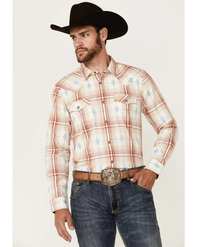 Cody James Men's Samba Plaid Print Long Sleeve Snap Western Shirt - Tall sold by Cody James