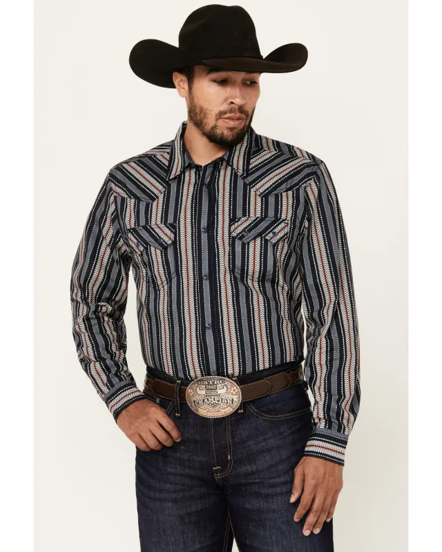 Cody James Men's Harvest Striped Long Sleeve Snap Western Shirt sold by Cody James
