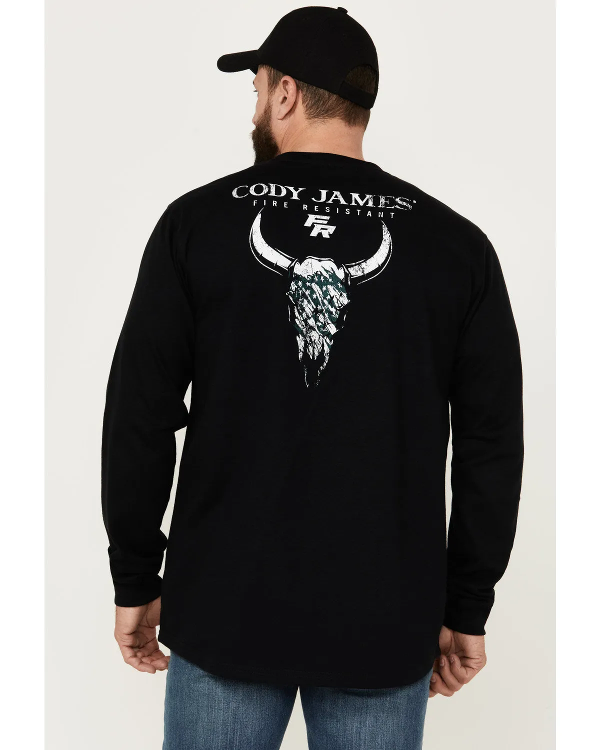 Cody James Men's FR Graphic Long Sleeve Graphic Work T-Shirt sold by Cody James
