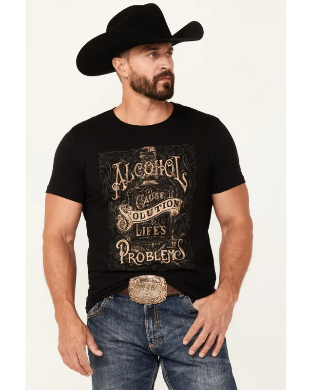 Cody James Men's Alcohol Solution Short Sleeve Graphic T-Shirt sold by Cody James