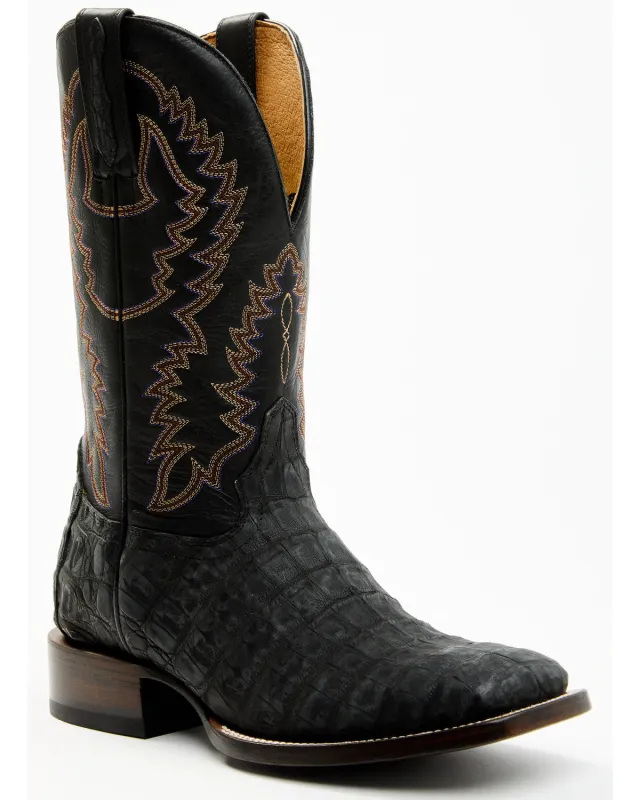 Cody James Men's Exotic Caiman Belly Western Boots - Broad Square Toe sold by Cody James