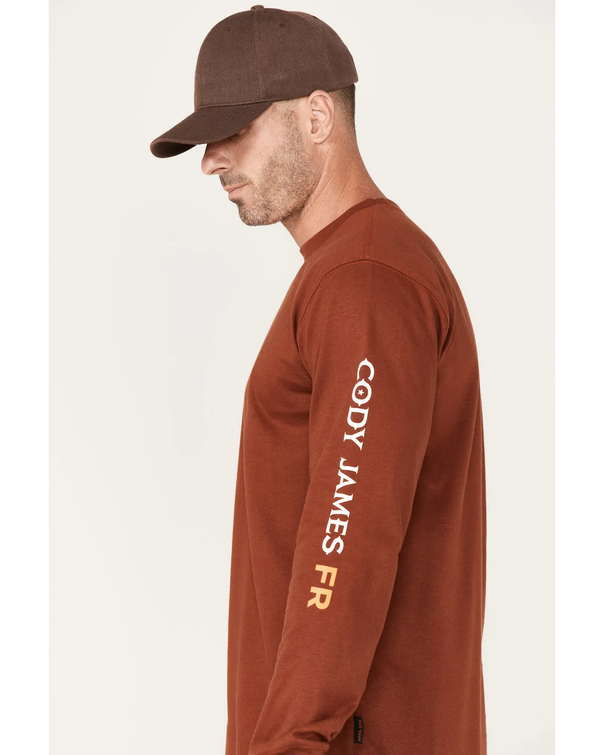 Cody James Men's FR Logo Long Sleeve Work T-Shirt - Tall sold by Cody James product image thumbnail 2