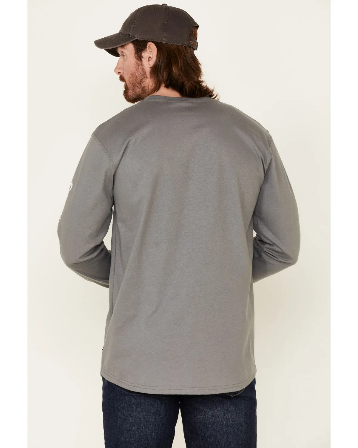 Cody James Men's FR Logo Long Sleeve Work T-Shirt sold by Cody James product image thumbnail 4